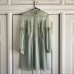 Xhileration Mint Green Dress